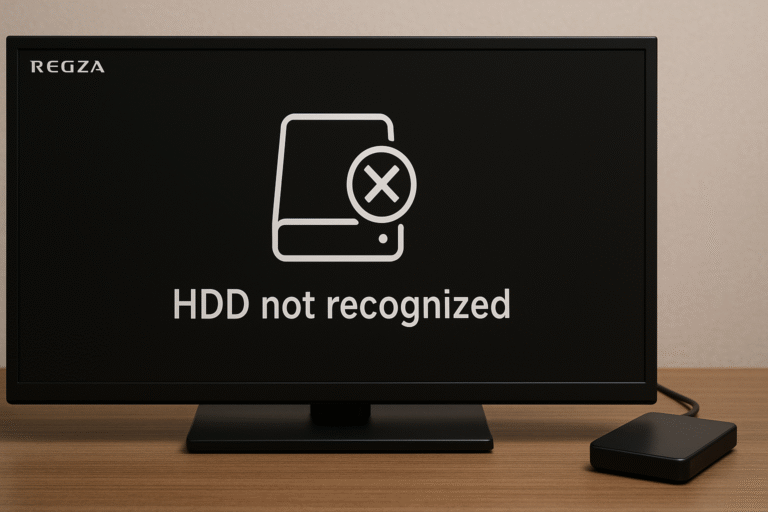 REGZA（レグザ）がHDDを認識しない原因と対処法を徹底解説 | サイバー 