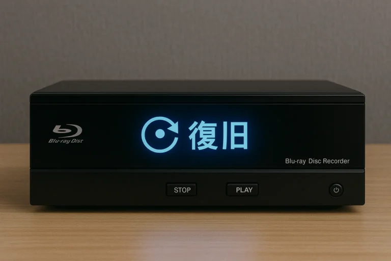 必見】ブルーレイレコーダーのデータが消える原因と復旧方法