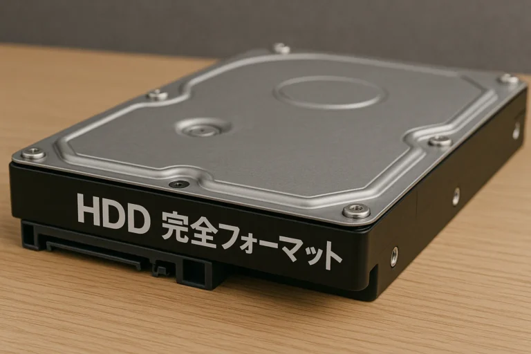 必見】HDDを完全フォーマットする方法と注意点 | サイバーセキュリティ総研